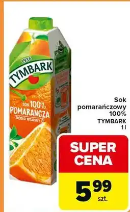Carrefour Express Sok pomarańczowy 100% TYMBARK oferta
