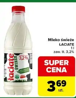Carrefour Express Mleko świeże ŁACIATE 1 l zaw. tł. 3,2% oferta