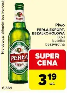 Carrefour Express Piwo PERŁA EXPORT, BEZALKOHOLOWA 0,5 l butelka bezzwrotna oferta