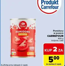 Carrefour Express Pomidory w puszce CARREFOUR 400 g krojone, całe oferta