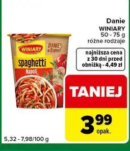 Carrefour Express Danie WINIARY 50 - 75 g różne rodzaje oferta