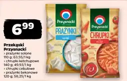 Netto Przekąski Przysnacki prażynki solone chrupki ketchupowe chrupki cebulowe prażynki bekonowe oferta