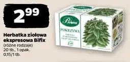 Netto Herbatka ziołowa ekspresowa Bifix (różne rodzaje) oferta