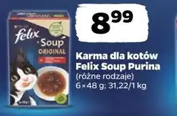Netto Karma dla kotów Felix Soup Purina (różne rodzaje) oferta