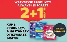 Netto Produkty Always i Discreet oferta