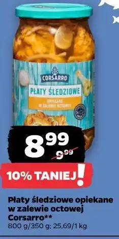 Netto Płaty śledziowe opiekane w zalewie octowej Corsarro oferta