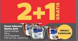 Netto Deser mleczny Monte Zott oferta