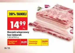 Biedronka Boczek wieprzowy bez żeberek oferta