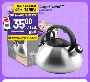 Czajnik z gwizdkiem Vavio