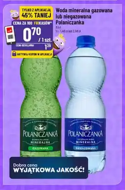 Polomarket Woda mineralna gazowana Polaniczanka oferta