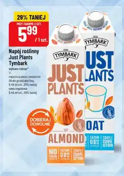 Polomarket Napój roślinny Just Plants Almond Tymbark oferta