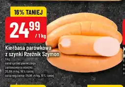 Polomarket Kiełbasa parówkowa z szynki Rzeźnik Szymon oferta