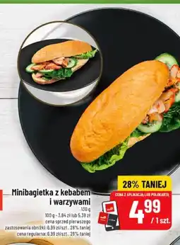 Polomarket Minibagietka z kebabem i warzywami oferta