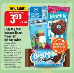 Polomarket Lody Big Milk Intense oferta