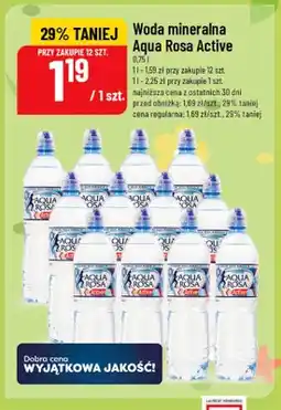 Polomarket Woda mineralna Aqua Rosa Active oferta