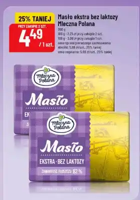 Polomarket Masło ekstra bez laktozy Mleczna Polana oferta