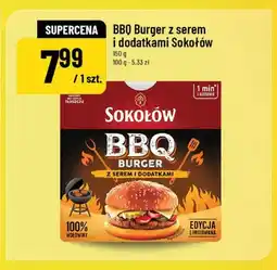 Polomarket BBQ Burger z serem i dodatkami Sokołów oferta