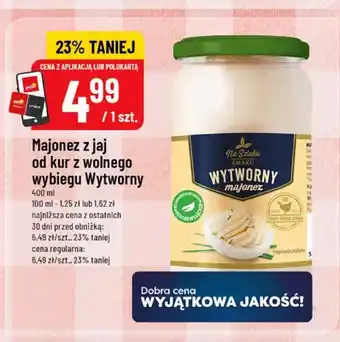 Polomarket Majonez z jaj od kur z wolnego wybiegu Wytworny Na Szlaku Smaku oferta
