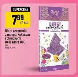 Polomarket Biała czekolada z mango, kokosem i chrupkami Delicadore UBE oferta