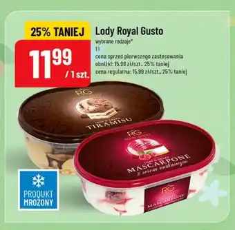 Polomarket Lody Royal Gusto Tiramisu oferta