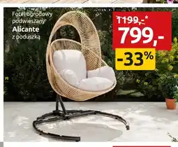 Black Red White Fotel ogrodowy podwieszany Alicante z poduszką oferta