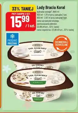 Polomarket Lody Bracia Koral Jak Dawniej śmietankowe oferta