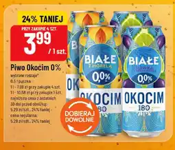 Polomarket Piwo bezalkoholowe Okocim 0% Białe z morelą oferta