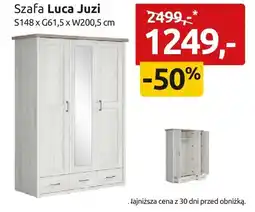 Black Red White Szafa Luca Juzi S148xG61,5xW200,5cm oferta