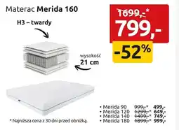 Black Red White Materac Merida 180 oferta