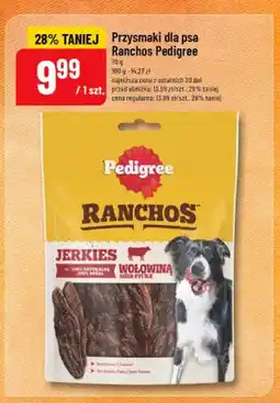 Polomarket Przysmaki dla psa Ranchos Jerkies z wołowiną Pedigree oferta