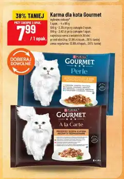 Polomarket Karma dla kota Purina Gourmet A la Carte 4-pak oferta