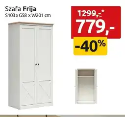 Black Red White Szafa Frija S103xG58xW201cm oferta