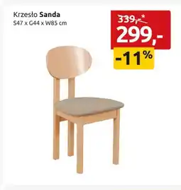 Black Red White Krzesło Sanda S47xG44xW85cm oferta