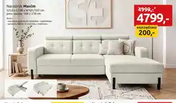 Black Red White Narożnik Maxim S253xG198xW101/107cm pow. spania: 144x210cm oferta