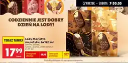 Biedronka Lody Marletto na patyku almond 6-pak oferta