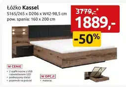 Black Red White Łóżko Kassel S165/265 x D206 x W42-98,5cm pow. spania: 160x200cm oferta