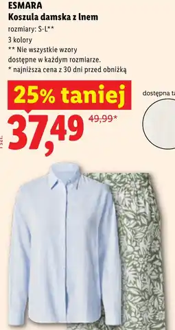 Lidl Koszula damska Esmara oferta
