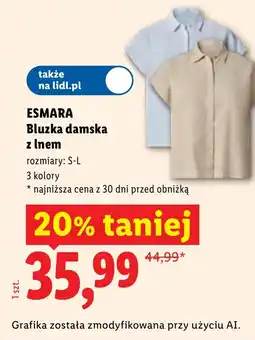 Lidl Bluzka damska Esmara oferta