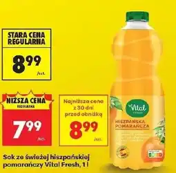 Biedronka Sok Vital Fresh oferta