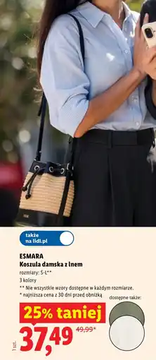 Lidl Koszula damska Esmara oferta