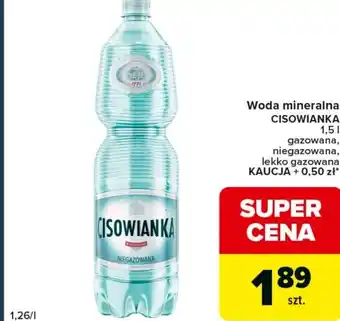 Globi Woda mineralna Cisowianka oferta