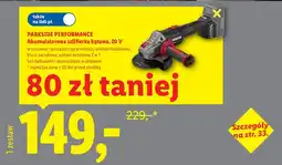 Lidl Szlifierka kątowa Parkside oferta