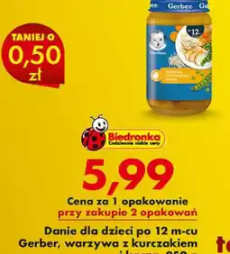 Biedronka Danie dla dziecka Gerber oferta