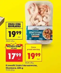 Biedronka Blanszowane krewetki Marinero oferta