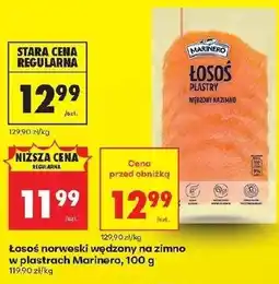 Biedronka Łosoś wędzony Marinero oferta