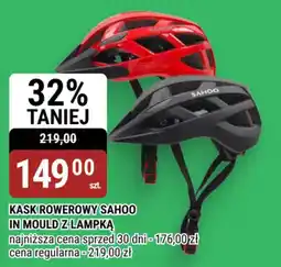 bi1 Kask rowerowy sahoo in mould z lampką oferta