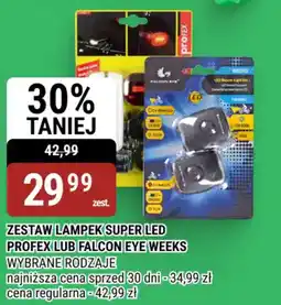 bi1 Zestaw lampek super led profex lub falcon eye weeks oferta