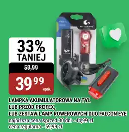 bi1 Lampka akumulatorowa na tył lub przód profex duo falcon eye oferta