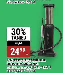bi1 Pompka rowerowa mini dual lub pompka nożna mini oferta