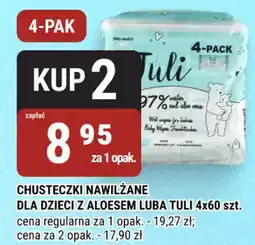 bi1 Chusteczki nawilżane dla dzieci z aloesem luba tuli oferta